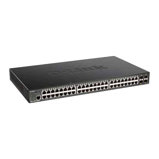 D-Link DGS-1250-52XMP 52-Port 10 Gigabit Smart Managed Switch